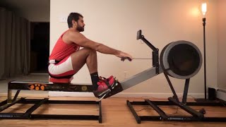 How to row (how to erg) - proper rowing technique with slides