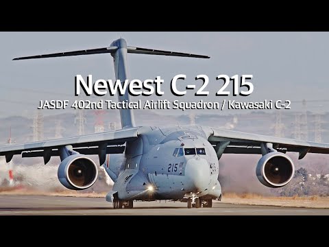 海と空 新造、塗装面が美しい！巨大クジラみたいに空を泳いでいるC-2 輸送機
