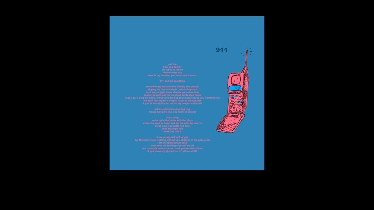 Tyler The Creator 911 Mr Lonely Legendado YouTube 