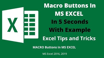 How to Create a Macro Buttons In MS EXCEL  Advanced Filter Macro Buttons in Urdu Hindi
