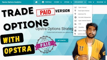 How to use Opstra Options Analytics for Trading | Complete Guide of Opstra PAID Version | Hindi