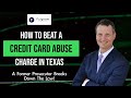 How To Beat A Credit Card Abuse Charge In Texas: A Former Prosecutor Breaks Down The Law! (2022)