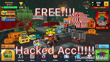 (Ios/android) Free Hacked Pixel Gun 3D accounts (read description)