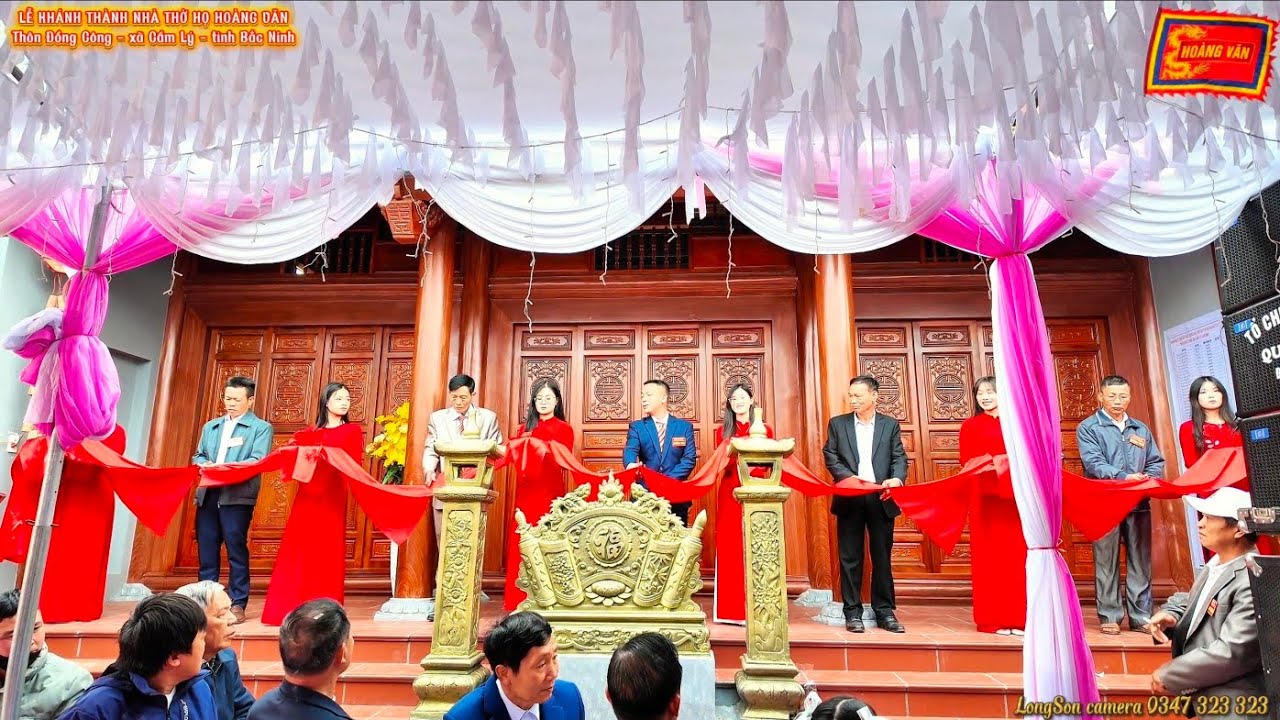 LỄ KHÁNH THÀNH NHÀ THỜ HỌ HOÀNG VĂN. Thôn ĐỒNG CÔNG - Xã CẨM LÝ - Tỉnh BẮC NINH 16 - 11 - ẤT TỴ 
