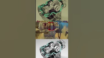 gas engine  with triangular rotor #shorts