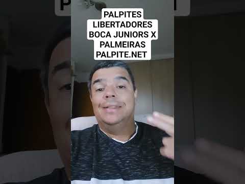 #PALPITES #LIBERTADORES BOCA JUNIORS X PALMEIRAS PALPITE.NET