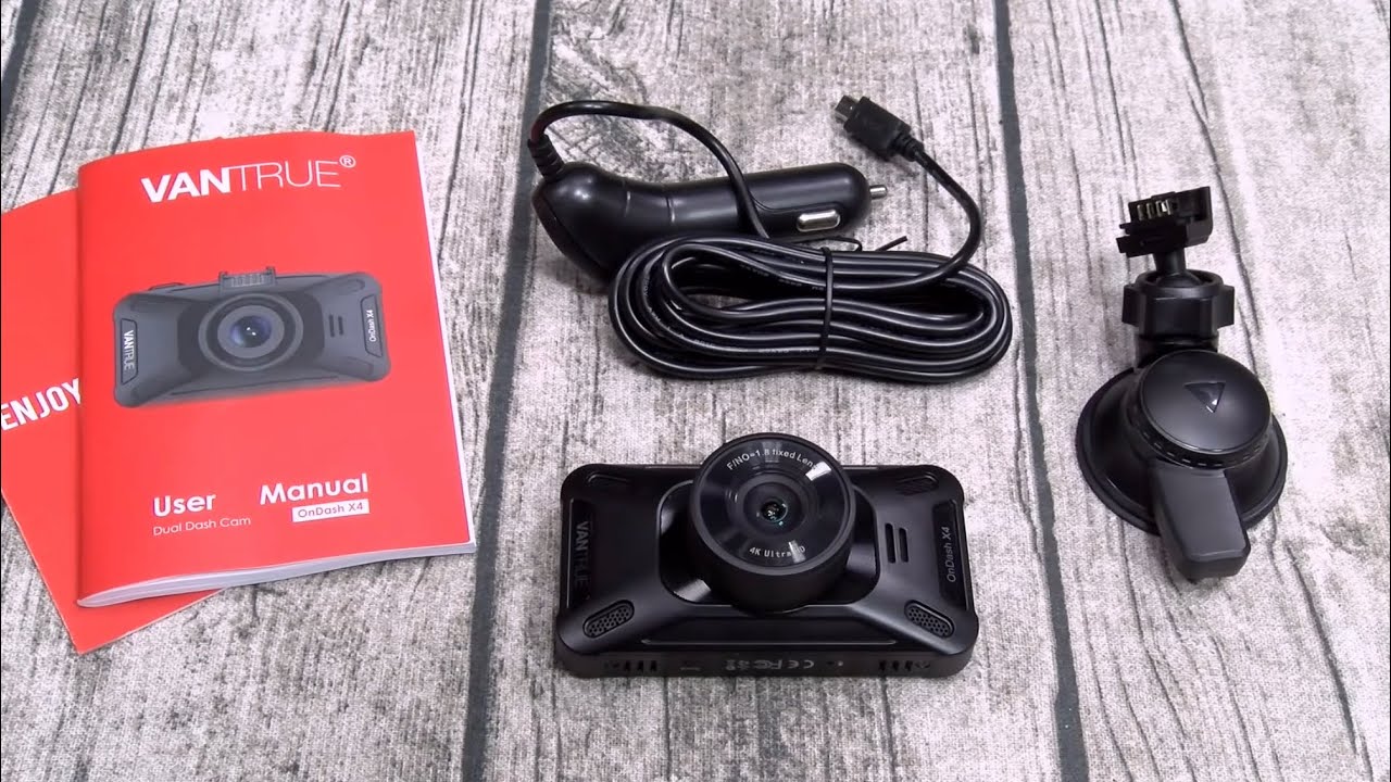 Vantrue X4 Super Capacitor 4K Dash Cam