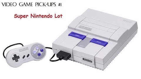 Video Game Pick-Ups #1: Awesome Super Nintendo (SNES) Lot!