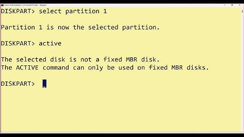 FIXED! SOLVED! FIXED MBR DISK - The selected disk is not a fixed MBR disk.