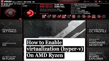 How to Enable Virtualization on AMD Ryzen | how to turn on hyper v