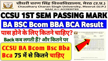How to Check Result 2025 | BA Bsc Bcom BBA Bca Semester Result | #ccsu​