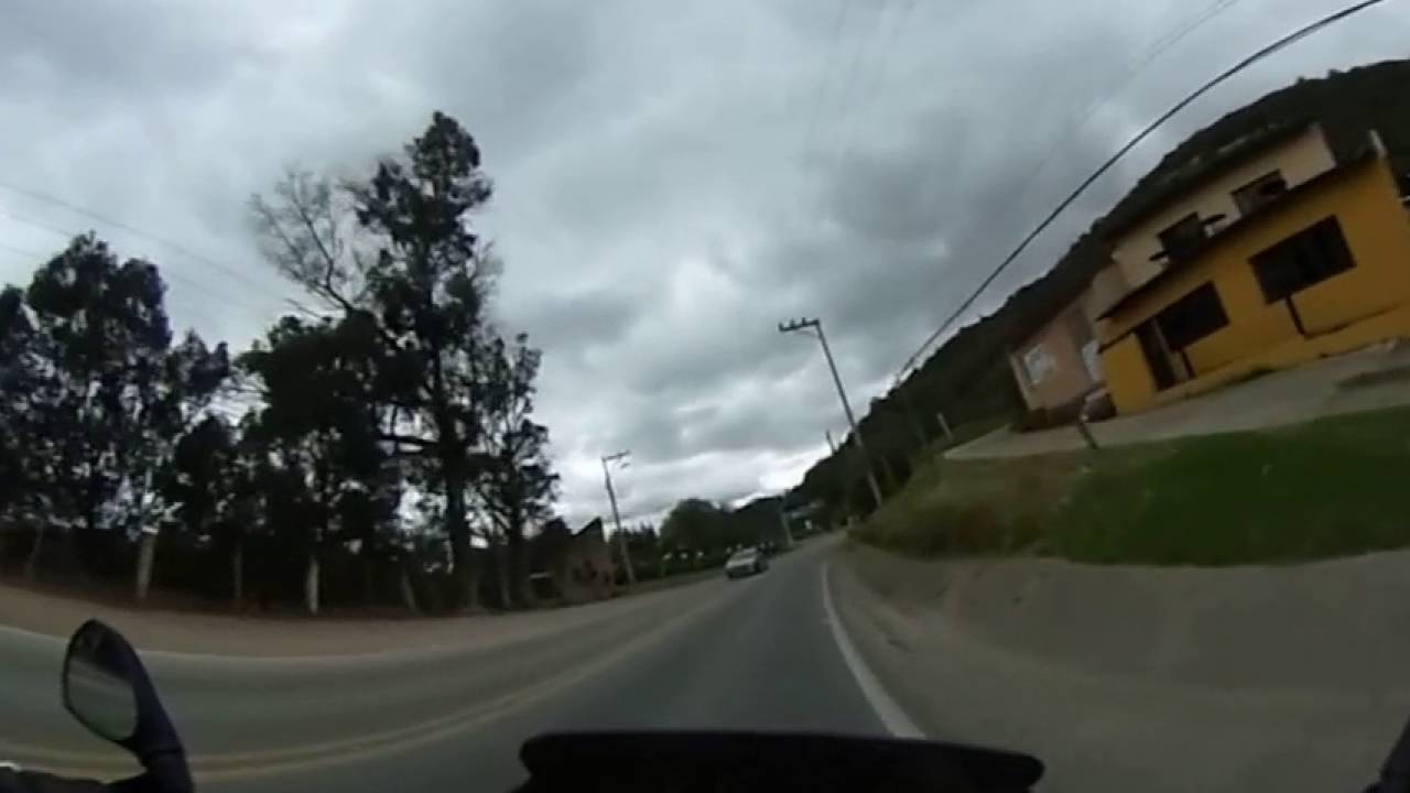 Ruta de Bogotá a Chia por carrera séptima, en moto y 360