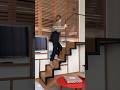 Folding Wood Dining Table Moving Interior Features for Luxury Homes Hidden kitchenHidden TV panel