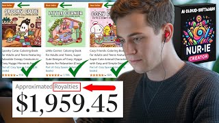 Step-By-Step With Nurie Creator | Amazon KDP Coloring Book Tutorial