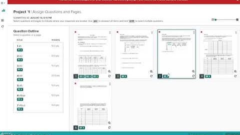 Gradescope - Submitting Projects