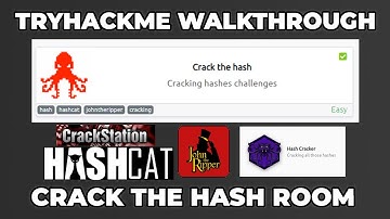 Crack The Hash TryHackMe Full Walk-Through