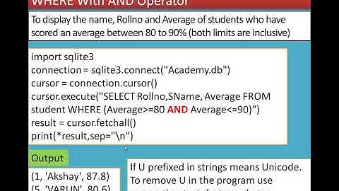 5/9 Chapter 15 Data Manipulation through SQL