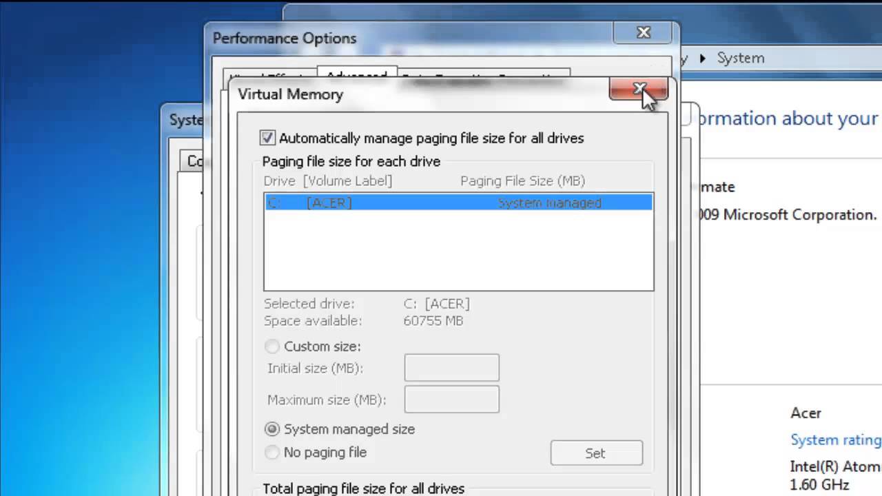 como incrementar la memoria ram de mi pc