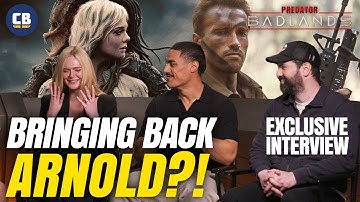 Predator Badlands Stars On Alien Ties & Bringing Back Arnold! - Exclusive Interview