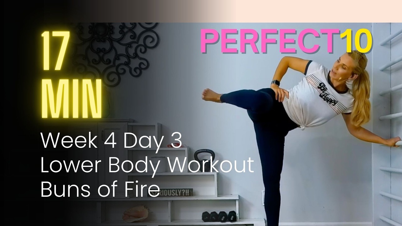 Week 4 Day 3 (Lower Body Workout) Buns of Fire #homeworkouts #yoga # ...