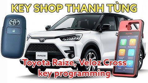 Toyota Raize, Veloz Cross, Avanza Smart Key programming Autel KM100 IM508