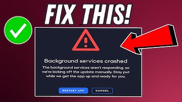 Fix EA App Error Background Services Crashed | Background Services Crashed in EA App Fixed