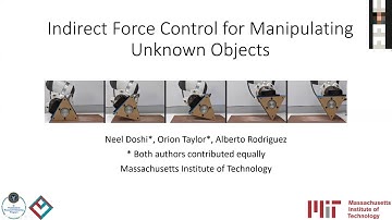 Doshi et al: Indirect Force Control for Manipulating Unknown Planar Objects
