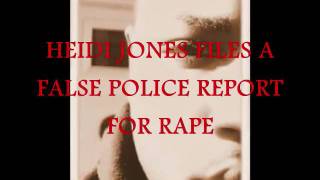 Heidi Jones Files False Police Report