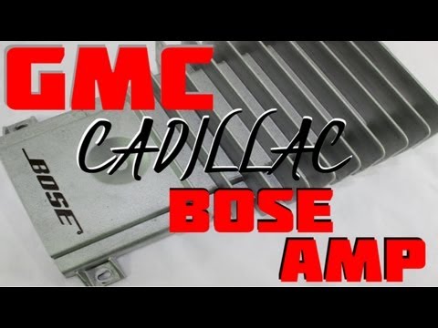 YUKON ESCALADE에서 설치 GMC CADILLAC BOSE AMP를 교체하는 방법
