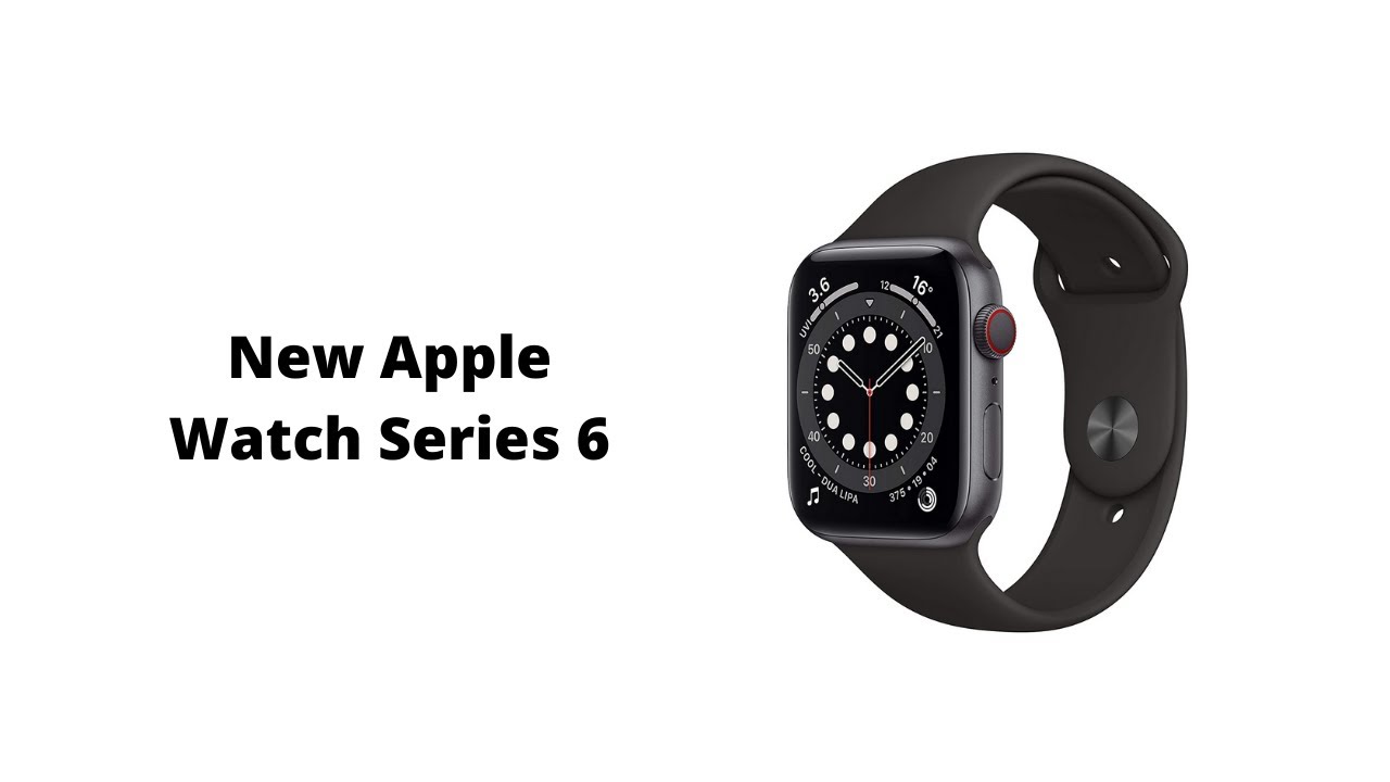 Apple Watch Series 6 (GPS) 44mm Space Gray Aluminium Case with Black Sport  Band - September 2020 - LatinMerx Inc.