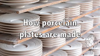 How porcelain plates are made | I visited the workplace of J.L.Coquet in France