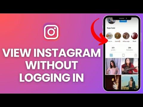 View Instagram Without Logging In | View Instagram Profile Without ...