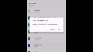 This tutorial shows you how to clear unnecessary data such as cache
from your android 5.1 devices.