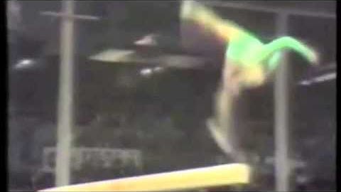 Balance Beam Forward Walkover 360 Dismount Gymnastics Video