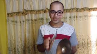 تعليم الدف _ learning to play the cymbals daff