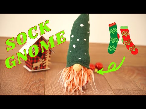 How to Make a Gnome Out of a Sock | Recycling & Upcycled Christmas Crafts