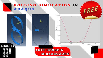 rolling process simulation by using abaqus solvers and steps