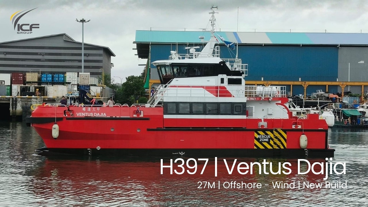 Ventus Dajia New Build | Complete Marine Fit-Out by ICF