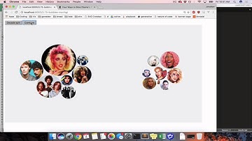 Interactive clustering and reorganizing in D3 bubble charts