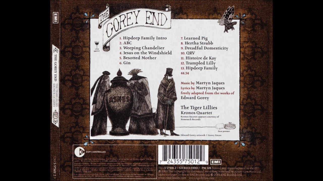 The Tiger Lillies & Kronos Quartet, Hertha Strubb; {The Gorey End 