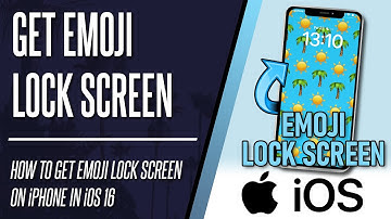 How to Get Emoji Lock Screen Background on iPhone (iOS 16)