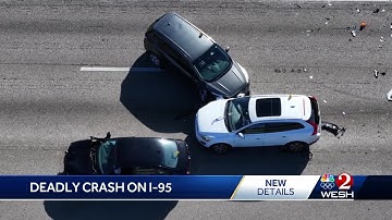 Driver in triple deadly, wrong-way crash made a U-turn on I-95