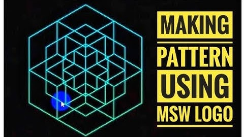 How to make a Pattern in MSW Logo/MSW LOGO command for Pattern/MSW logo command for class 4 & 5