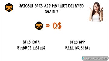 😱Btcs Mainnet Delayed Again ? Satoshi Btcs Mainnet Lunching Update || Why BTC Giveaway Disabled