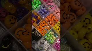 Clay beads bracelet ideas! #beads #claybead #smallbusiness #starbucks