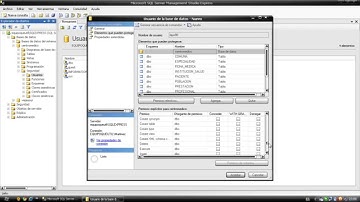 Creacion usuario y permisos sql server express 2005