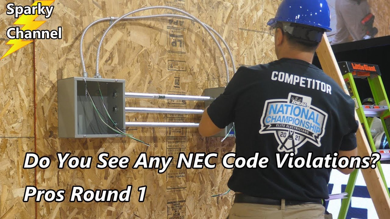 Do You See Any NEC Code Violations Pros Round 1 IDEAL National Do You See Any NEC Code Violations Pros Round 1 IDEAL National