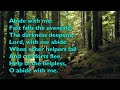 Abide with me tune eventide  5vv with lyrics for congregations