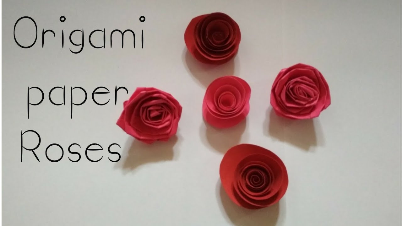 How To make Paper Roses 🌹 | DIY Cute Paper Roses 😊 - YouTube