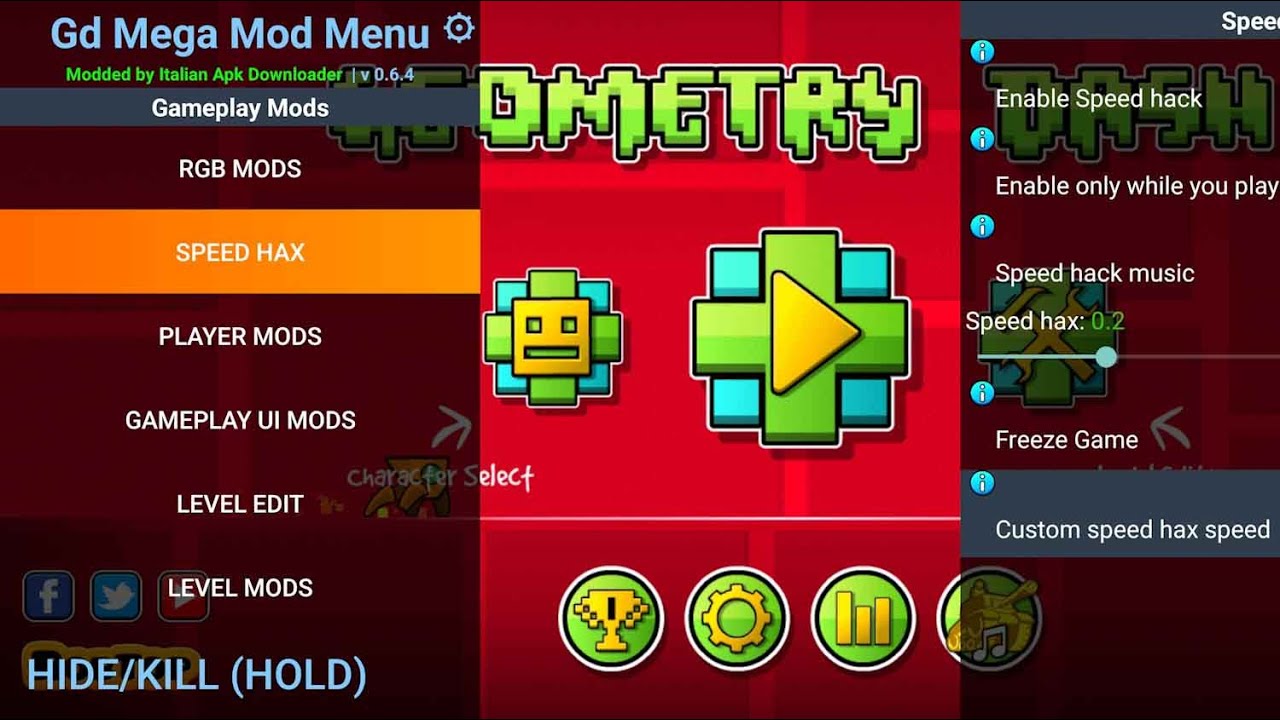 Бесплатные читы на geometry dash 2.2